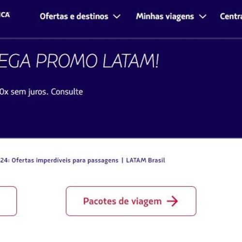 Com passagens a partir de R$ 111, Latam lança 3ª Mega promo de 2024